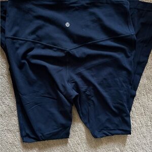 Lululemon Navy Align V Waist Mini Flare pants